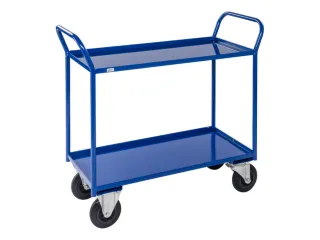 etagewagen,draagverm. 400kg,2etage(s),laadvl. LxB 940x440mm,staaletage - 1