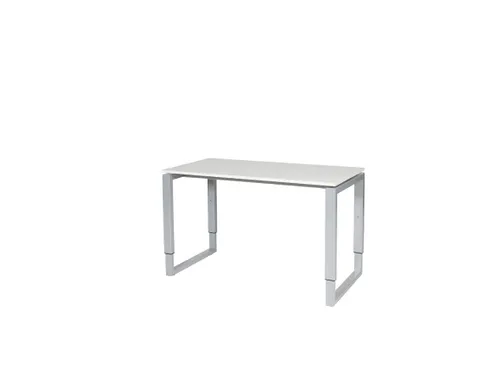 Domino Plus Bureau Hoogte Verstelbaar 1200x600mm Grijs 25mm Alu O-Poot