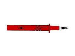 Beveiligde Duale Functie Test Probe 4mm / Rood (PRÜF 2700)