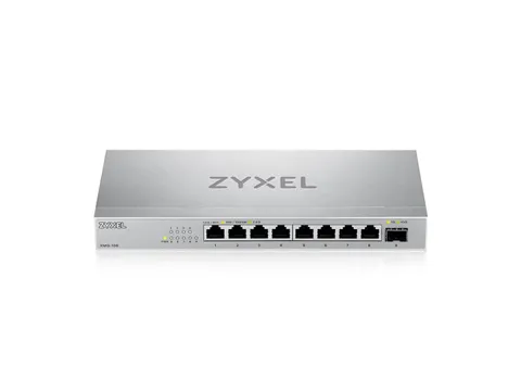 Zyxel XMG-108, Unmanaged, 2.5G Ethernet (100/1000/2500), Ophangsysteem