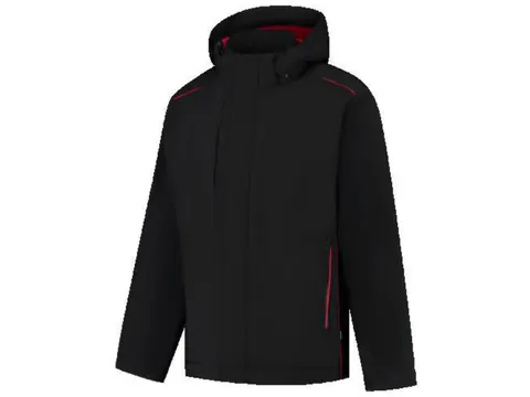 Tricorp 402703 winterjas, zwart/rood, maat XS, per stuk