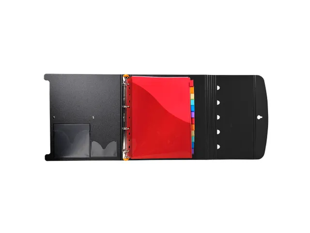 Tabbladen PP A4+ L-m ap + etiket 12 tabs