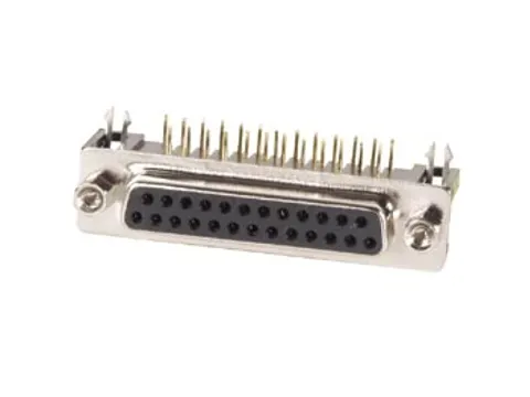 Vrouwelijke 25P Sub-D Connector - Printmontage