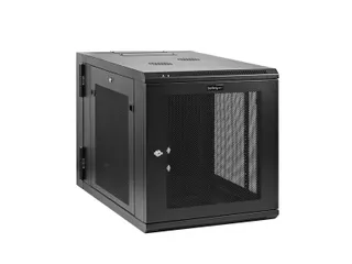 12U 4-Post Wandrack 19 Inch met Schap en Slot Wandmonteerbaar - 1