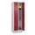 locker,HxBxD 1950x600x500mm,2vak,vak B 300mm,draaigrendel,sokkel