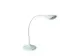 Ledarum LED-bureaulamp wit flexibele arm en kap