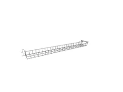 kabelbak,v. bureau,HxBxD 70x1600x160mm,v. tafel B 1800mm,zilverkleurig