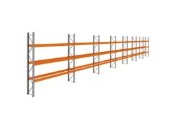 palletstelling,basis+6xaanbouw,HxBxD 3990x26000x750mm,vakl. 3400kg