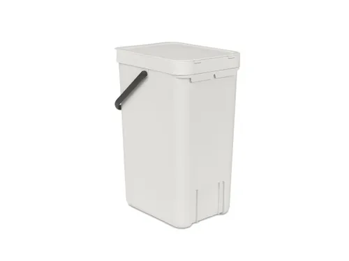Afvalemmer Sort & Go 16 Liter Lichtgrijs