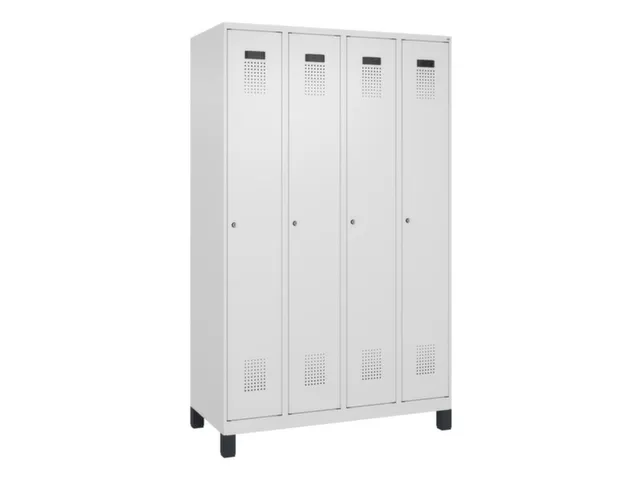 locker voor scheiding van kleding,HxBxD 1950x1200x500mm,4vak