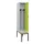 locker met bank,voor scheiding van kleding,HxBxD 2120x400x815mm,1vak