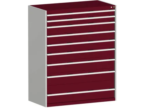 ladekast,HxBxD 1600x1300x750mm,9lade(n),lade voor zware lasten