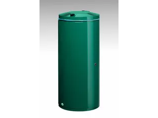 afvalbak,80l,HxBxD 895x390x420mm,romp staal RAL6005 - 1