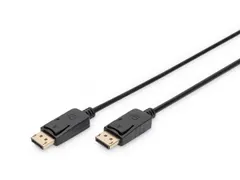 DisplayPort-aansluitkabel type DP M/M 3m UHD 4K DP 1.2 Zwart