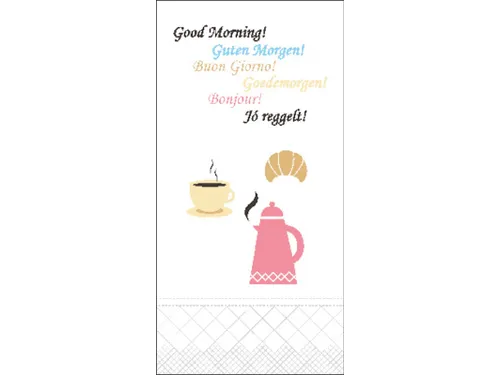 Tork 477302 Lunchservet Good Morning 33x33cm
