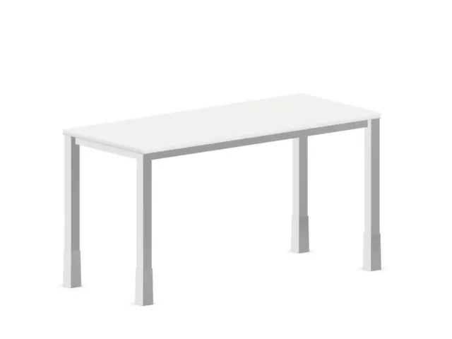In hoogte verstelbaar bureau,HxBxD 720-840x1400x600mm,Bl-wit