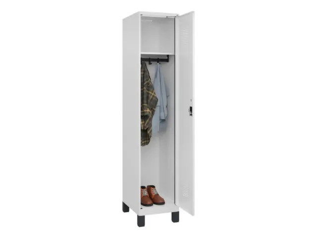 locker,HxBxD 1950x400x500mm,1vak,vak B 400mm,cil.-slot,voeten