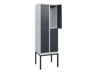 dubbeldekse locker,HxBxD 1950x600x500mm,2x2vak.,vak B 300mm - 2