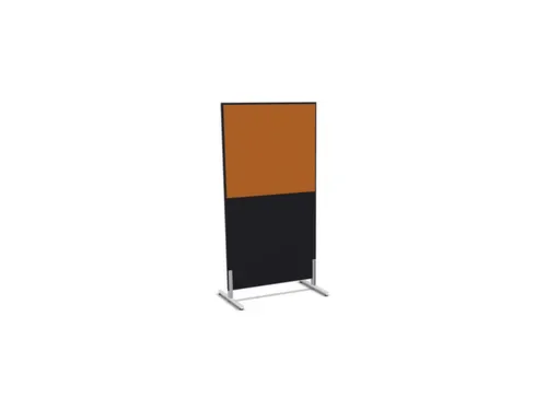 scheidingswand,HxB 1545x800mm,CC-zwart,BN3005-geel