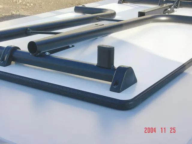 Klaptafel Combineerbaar Halfrond D 1400mm Kersen Onderstel Aluminium