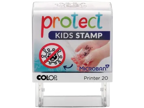 printer 20 Microban, Protect kids stamp