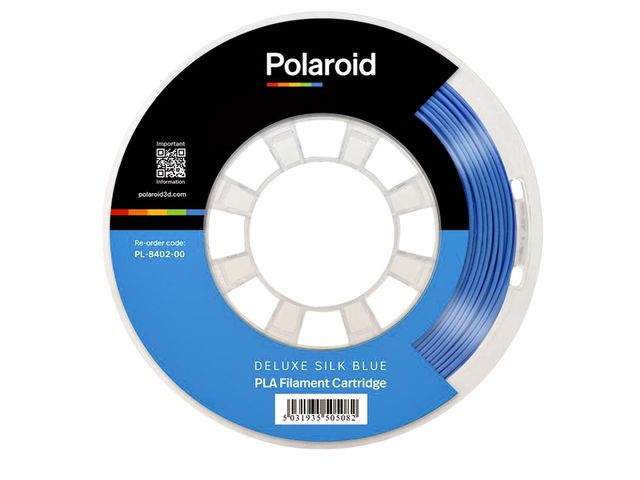 3D Filament Polaroid PLA Universal 250g Deluxe Zijde blauw | 3dprinterfilamenten.nl