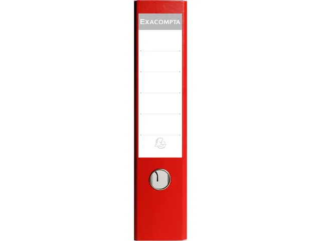 Ordner karton/PP A4 75mm rood