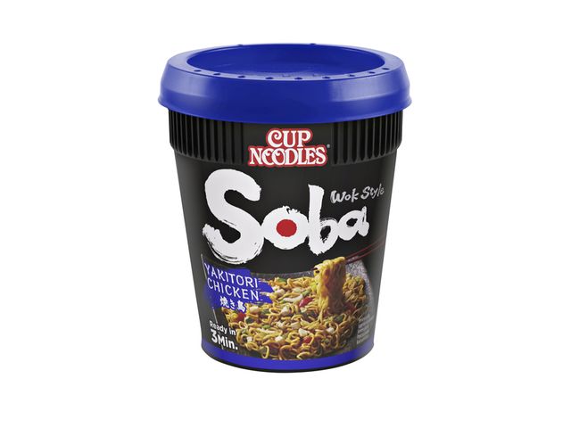 Noodles Nissin Soba yakitori cup | SoepOpHetWerk.nl