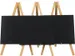 Ardoise Mini 24x15cm Hêtre laqué Paquet 3 pièces