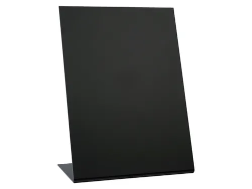 Krijtbord Securit A5 L-Bord Verticaal zwart 3 stuks