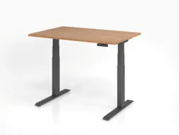 Elektrisch in hgte vst. zit-sta-bureau,HxBxD 640-1290x1200x800mm