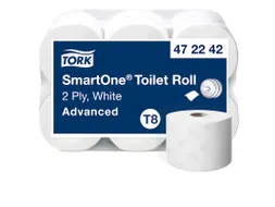 Tork Smartone 472242 Toiletpapier 2-laags T8 1150 vel Wit