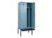 locker met bank,voor scheiding van kleding,HxBxD 2120x800x815mm,2vak