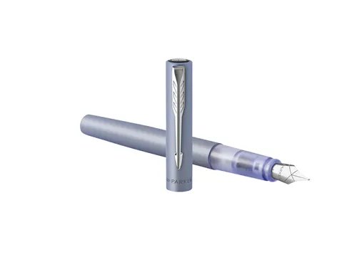 Vulpen Parker Vector XL silver blue CT finish medium