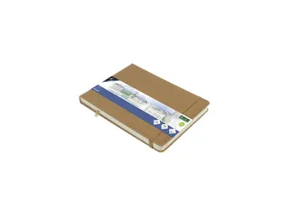Schetsboek Kangaro A5 landscape taupe PU HC 80 vel 140gr roomwit met e - 1