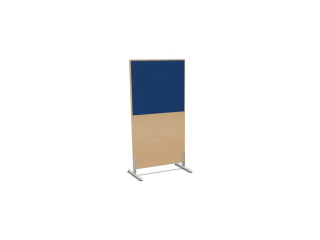 scheidingswand,HxB 1545x800mm,NE-esdoorn,BN6016-blauw