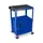bijzetwagen,HxLxB 610-1060x610x460mm,blauw,2niveau(s)