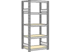 magazijnstelling,grondveld,HxBxD 2000x931x426mm,vakl. 250kg