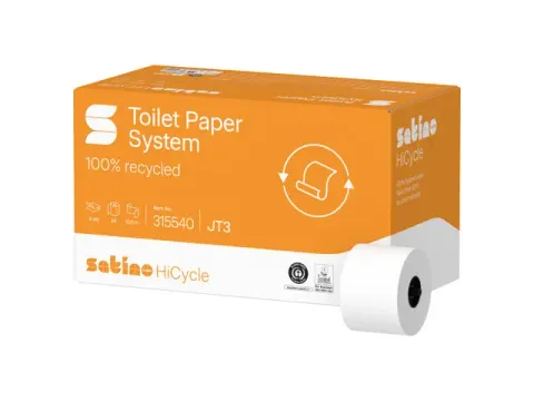 Satino HiCycle JT3 toiletpapier 2-laags 100m wit 24 rollen
