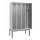 locker voor scheiding van kleding,HxBxD 2120x1200x500mm,4vak