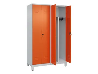 PBM-locker,HxBxD 1950x1200x500mm,4vak,vak B 300mm,draaigrendel - 2