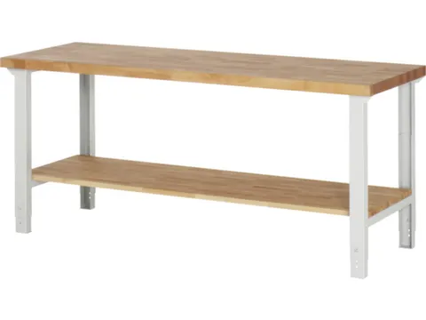 werkbank,RAL 7035/RAL 5010,HxBxD 790-1140x2000x700mm,beukblad