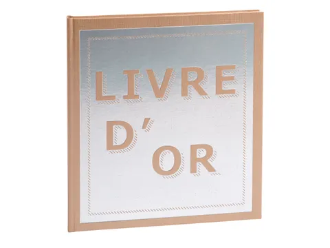 Gastenboek PREC.SILV ER 21x19cm 140bl