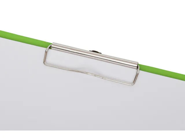 Klembordmap MAUL A4 staand met penlus PVC neon groen