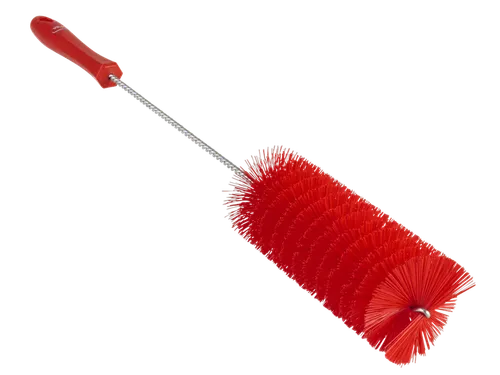 Pijpborstel Met Handvat Ø 60mm Medium Rood
