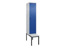 locker voor scheiding van kleding,HxBxD 2120x400x815mm,1vak
