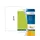 HERMA 5151 Gekleurde etiketten A4 210x297mm Neon Groen 20 stuks