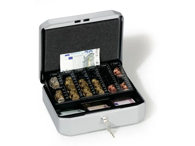 Durable Geldkist EUROBOXX S Antraciet Grijs 283x225x100mm