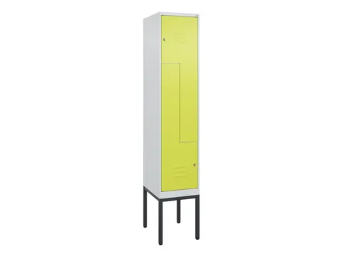 armoire vestiaire Z HxlxP 2120x400x500mm larg. compart. 200/400mm