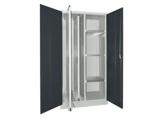 verticale kast,HxBxD 1950x1000x600mm,RAL7035,front RAL7016 - 1